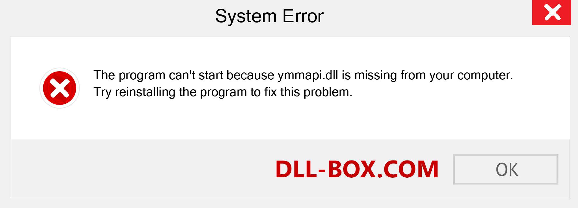  ymmapi.dll file is missing?. Download for Windows 7, 8, 10 - Fix  ymmapi dll Missing Error on Windows, photos, images